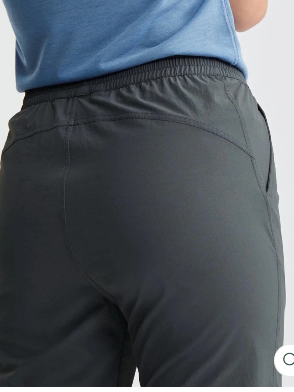 Seadon Women’s Pants Helios Cropped Pants in RiverRock Charcoal NWT size Small - Picture 5 of 14